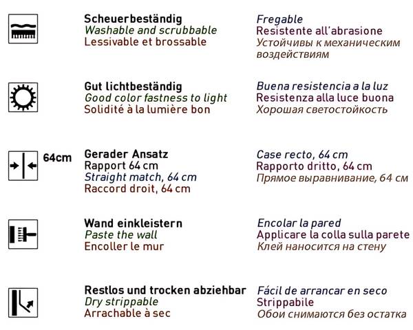 Tapete überstreichbar 80373BR60 4-er Set Weiß - Fleece - 106 x 1 x 1 cm