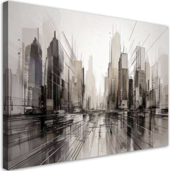 Wandbild Blöcke 60 x 40 cm