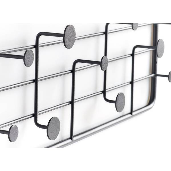 Wandgarderobe, Metall, schwarz kaufen
