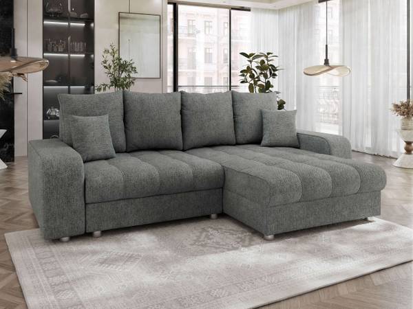 Ecksofa Kronos Dunkelgrau