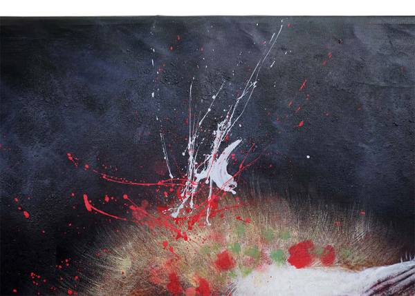 Ölgemälde Löwe H25 120 x 80 cm