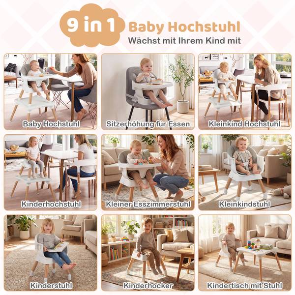 Hochstuhl NQ32294 Grau