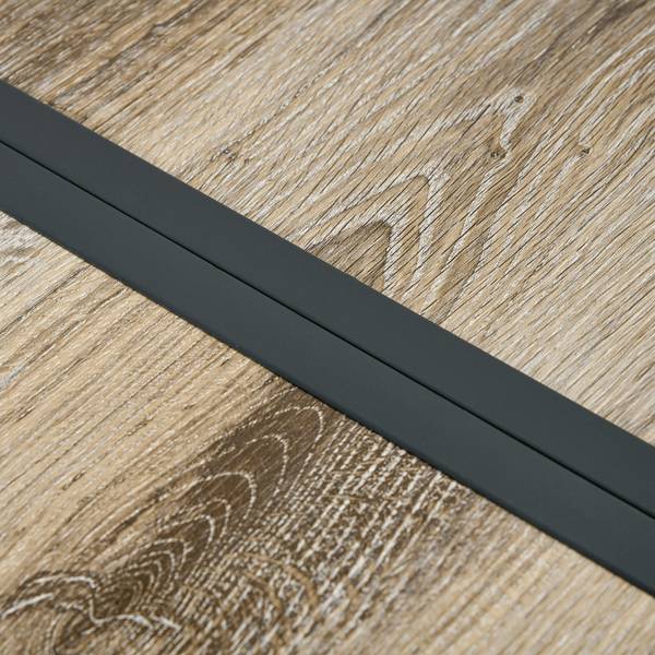 Gartentisch BB5345 Grau - Metall - 85 x 72 x 145 cm