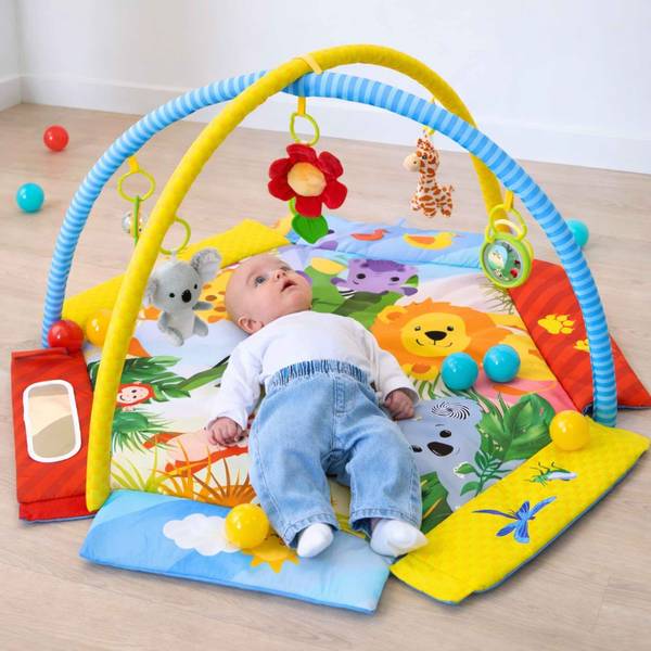 Spielbogen Jungle Palenquo Gelb - Textil - 62 x 50 x 10 cm