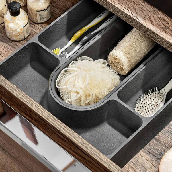 Badmöbel-Set PUEBLA-56-171 11er-Set Braun - Holzwerkstoff - 140 x 200 x 46 cm