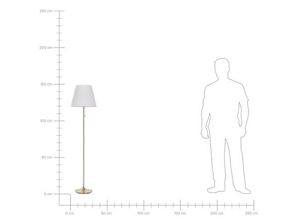 Stehlampen TORYSA Weiß - Metall - 35 x 148 x 35 cm