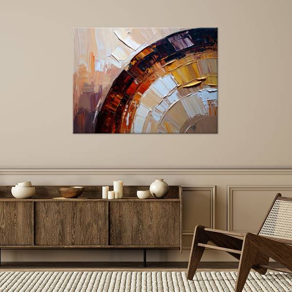 Canvas schilderij Geometrie 90 x 60 cm