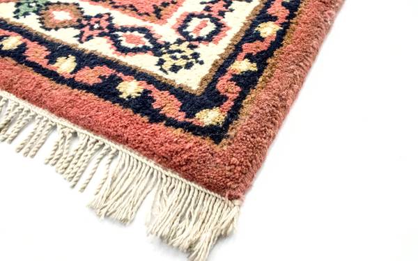Orientteppich Oriental Orange - Wolle - 90 x 1 x 160 cm