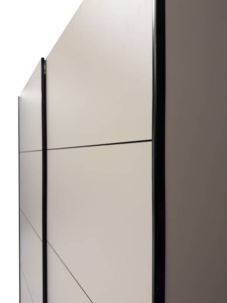 Kleiderschränk REA Beige - Holzwerkstoff - 200 x 216 x 60 cm