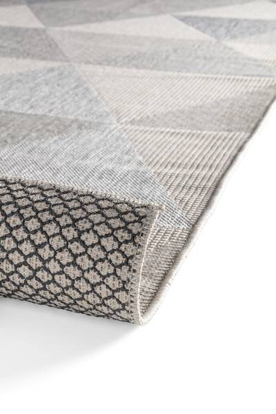 Out-Indoor - Triangle Silber - 80x220cm Grau - Polypropylen - 80 x 1 x 220 cm