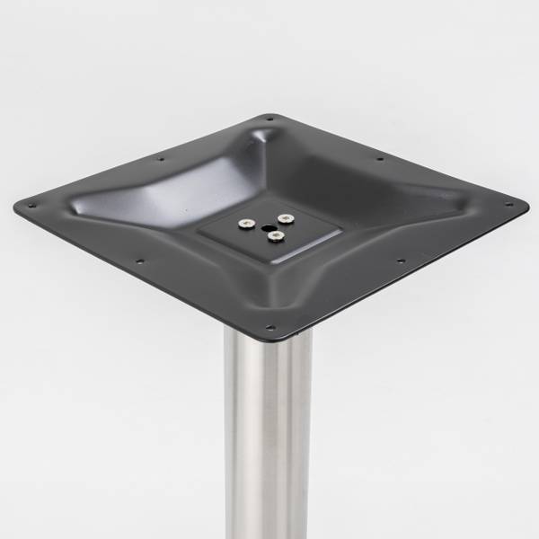 Esstisch Montmartre Weiß - Metall - 60 x 72 x 2 cm