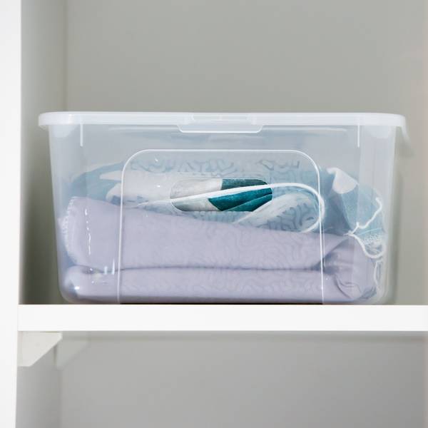 Aufbewahrungsbox mit Deckel Orco Durchsichtig - 26 x 21 x 39 cm