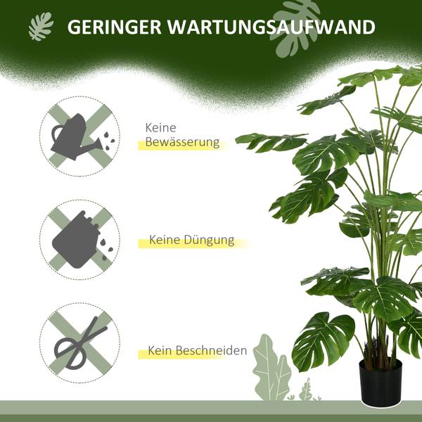 Kunstpflanze CD98 Grün - Kunststoff - 20 x 180 x 20 cm