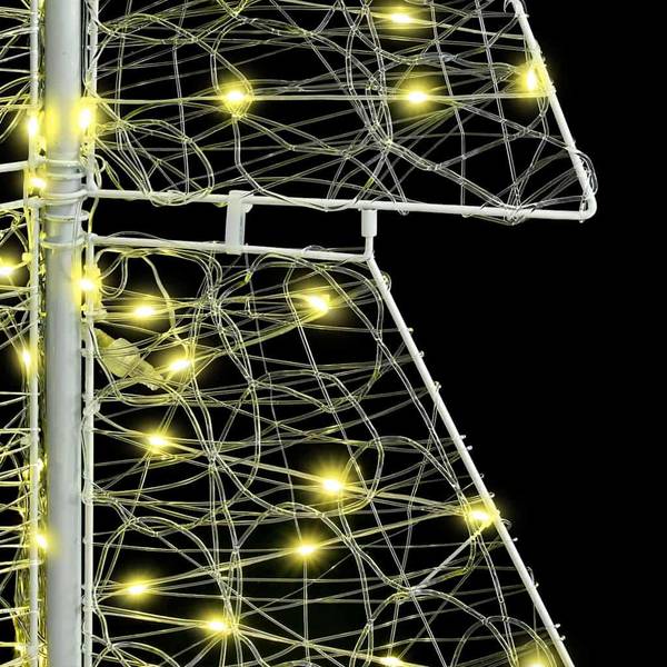 Kerstversiering 3700000146 geel - Hoogte: 180 cm