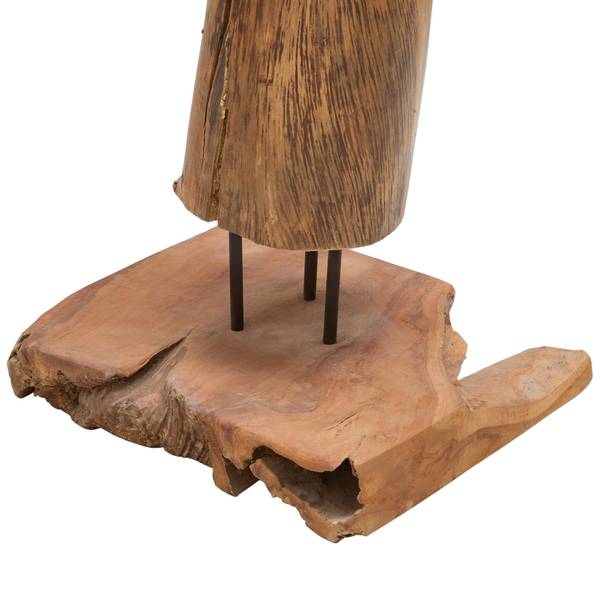 Kleiderständer KO SAMUI Holz teilmassiv - 32 x 180 x 32 cm