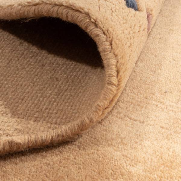 Wollteppich Naturals Beige - Naturfaser - 240 x 2 x 240 cm