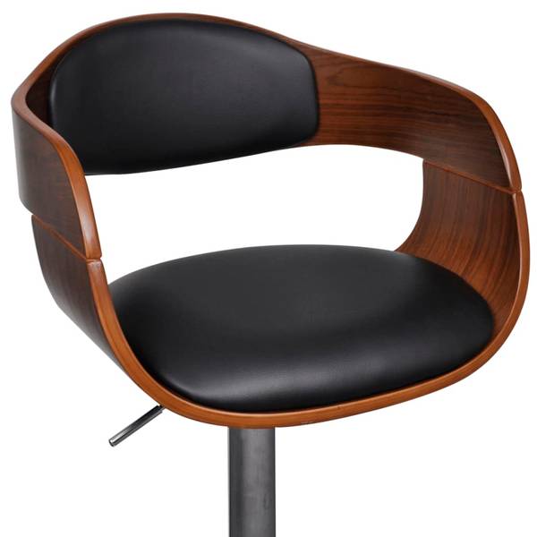 Barstuhl 3000246-1 Schwarz - 49 x 109 x 49 cm - Holzwerkstoff - Metall