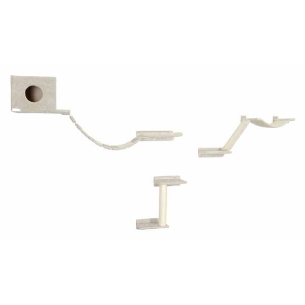 Katzenbaum 425774 Beige - Massivholz - 37 x 30 x 37 cm