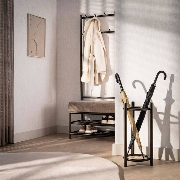 Paraplubakken LUNO Braun - Metall - 30 x 60 x 30 cm