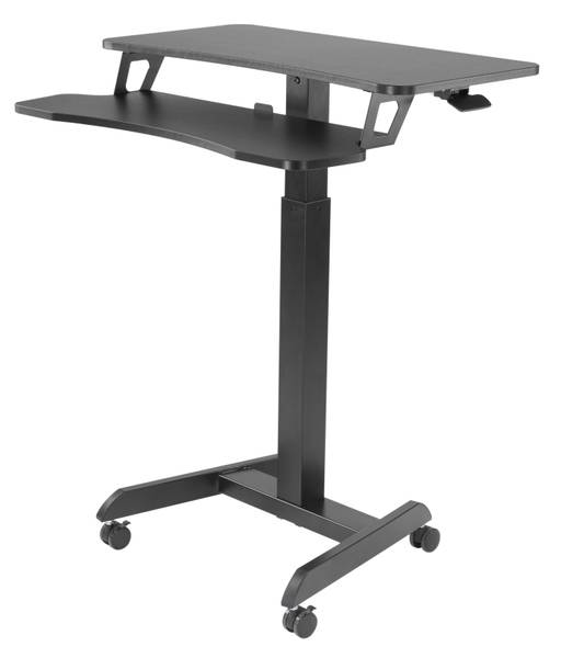 Laptoptisch LUMFWS07-7_ZWART Schwarz - Stahl - 80 x 120 x 63 cm