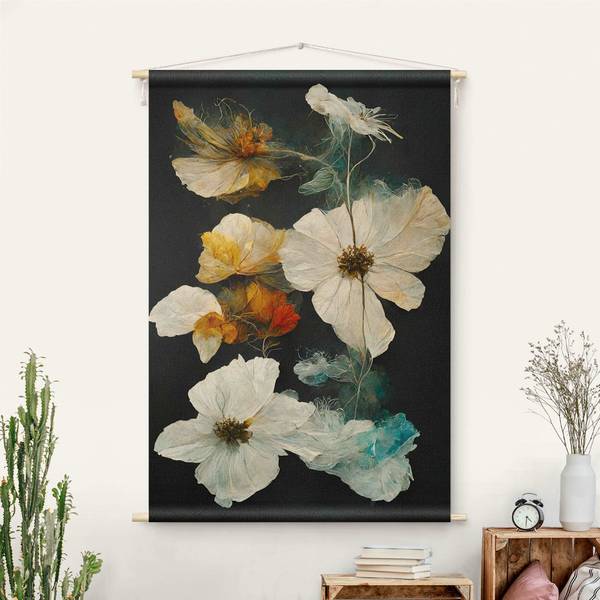 Wandteppich Magische Blüten 145 x 217 cm