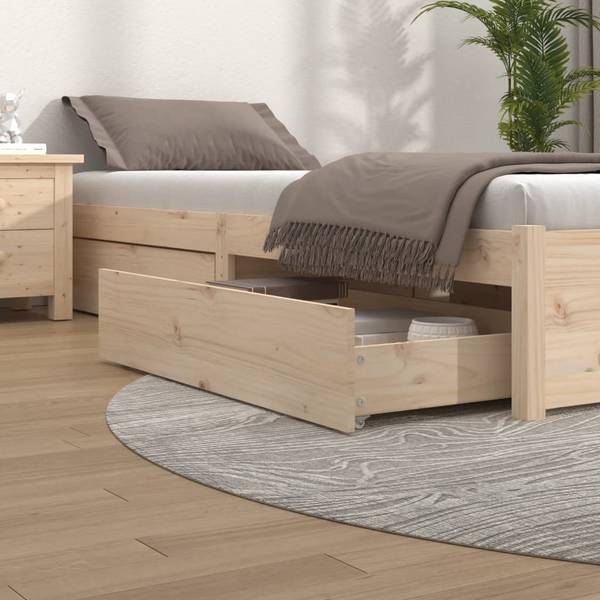 Bettschublade 3013831 4er Set Holz - Breite: 90 cm