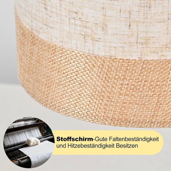 Standleuchte sdqd Weiß - Leinen - Eisen - 25 x 154 x 40 cm