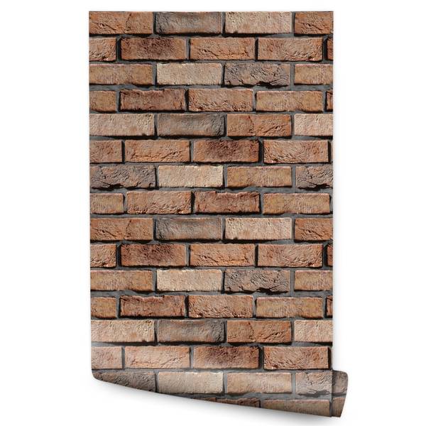 VLIES TAPETE Rolle Steinoptik Ziegel 3D Beige - Braun - Grau - Orange - Papier - 50 x 1000 x 1000 cm