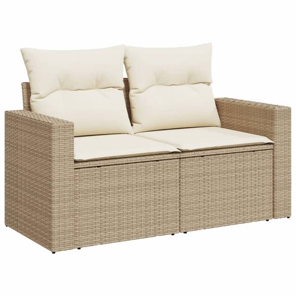 Garten-Lounge-Set 3035720-4 (11-teilig) Beige - Creme - Weiß