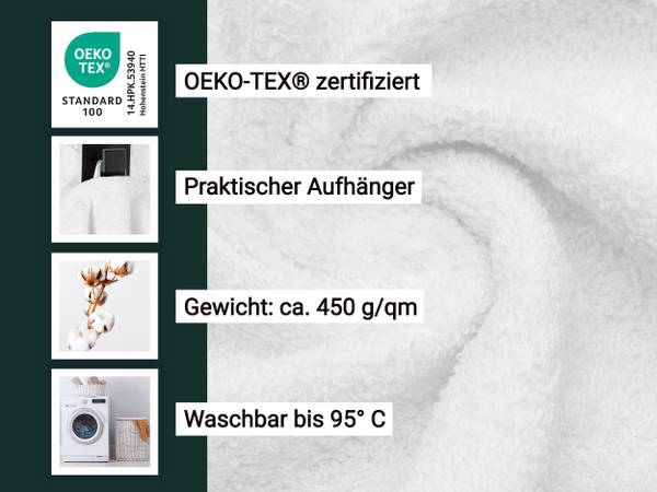 Saunatuch 00000132 2er-Set Weiß
