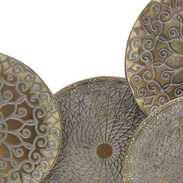 Wanddekoration JUNON Gold - Metall - 5 x 51 x 117 cm