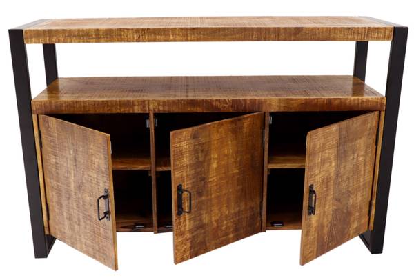 Kommode Retro Braun - Mango - 140 x 90 x 45 cm