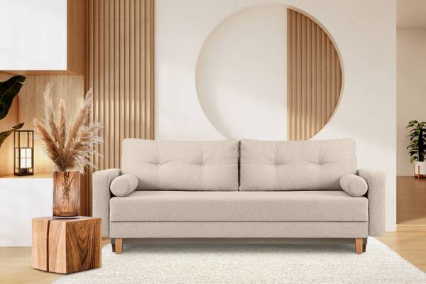 Bank ERISO (3 zitsbank) crèmewit