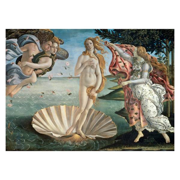 Puzzle Die Geburt der Venus - Botticelli Papier - 26 x 6 x 36 cm