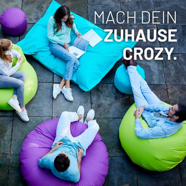 Sitzsack Drops Anthrazit