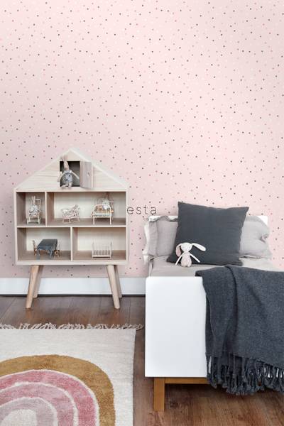 Tapete 139051 Pink - Fleece - 53 x 1005 x 53 cm