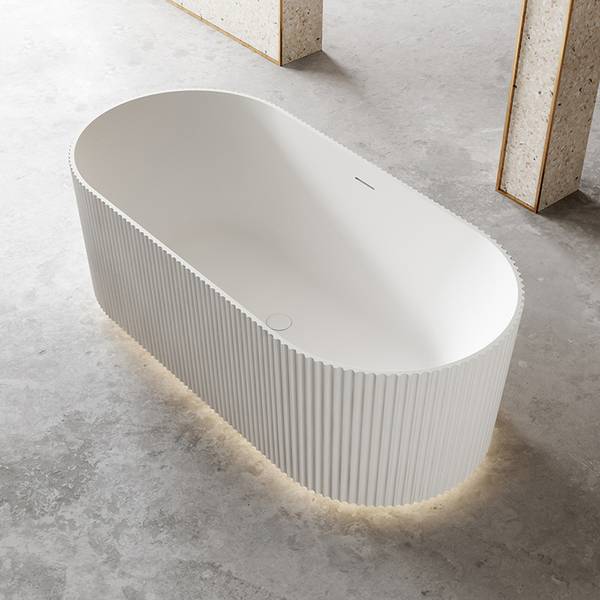 Badewannen TW-7681-150 Weiß - Kunststoff - 75 x 58 x 150 cm