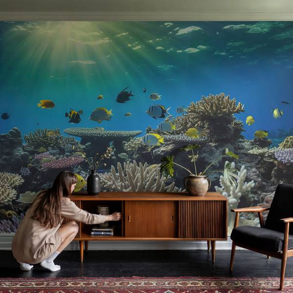 Fototapete Aquaria 104 x 70 cm