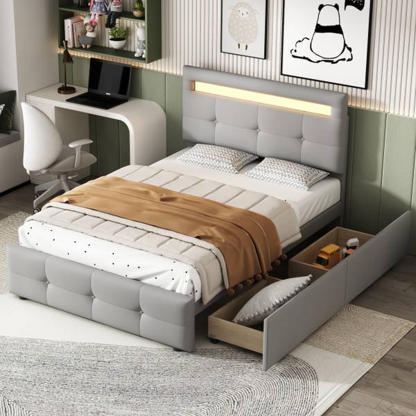Kinderbett ｜K-263 Grau