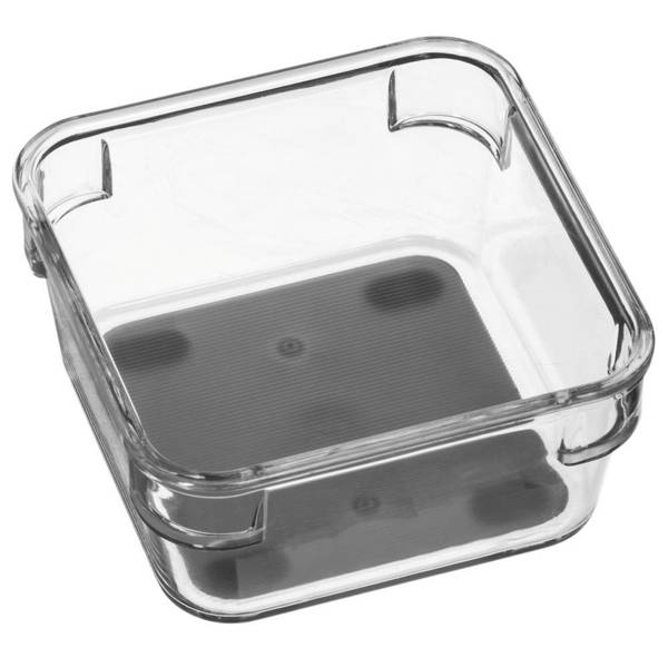 Schubladen-Organizer TIDY SMART Grau - Kunststoff - 9 x 4 x 9 cm