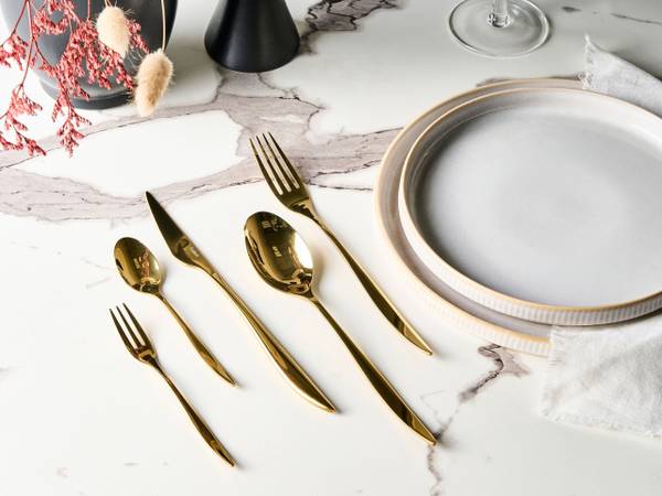 Tafelservice FARFALLE 30-tlg Gold