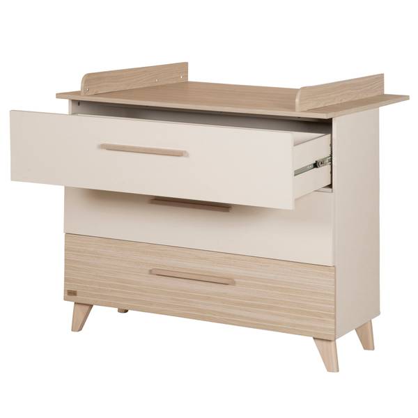 Babyzimmers-Set Sidney 2-teilig Beige - Holzwerkstoff