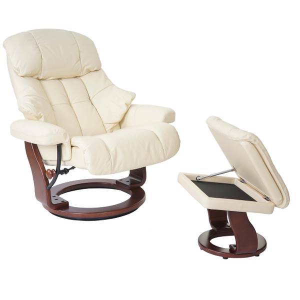 Relaxsessel Windsor XXL mit Hocker Beige