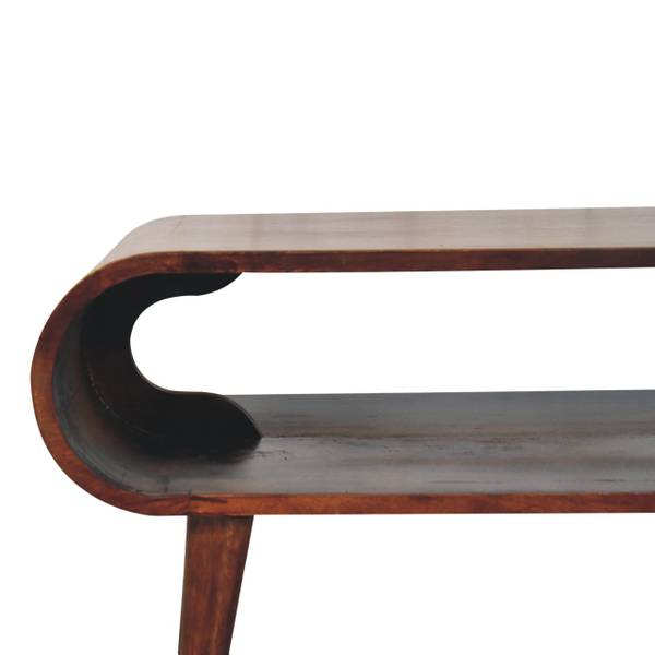 Salontafel Amaya bruin - mango - 80 x 44 x 50 cm