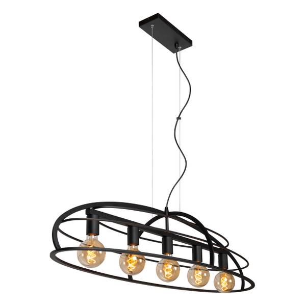 Pendelleuchten DIKRA Schwarz - Stahl - 41 x 176 x 125 cm