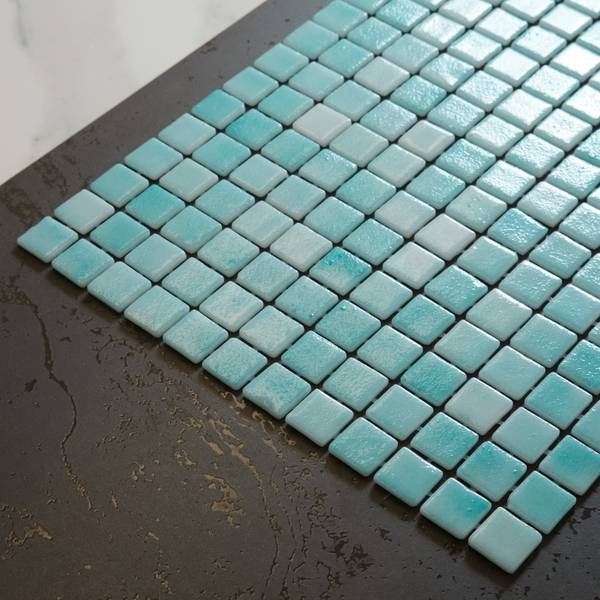 Glasmosaik BT-EU-06-LF Blau - Farbglas - 52 x 52 x 33 cm