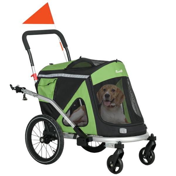Hondenhanger D00-186V00GN groen - textiel - 68 x 95 x 150 cm