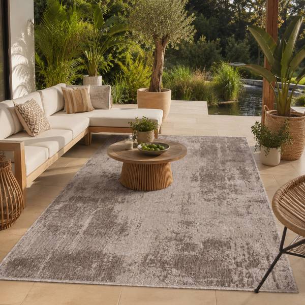 In- und Outdoor Teppich Carpetto Vintage Beige - 160 x 235 cm