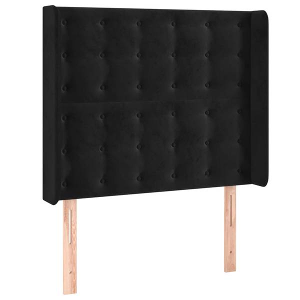 LED Kopfteil 3016102 Schwarz - 93 x 128 cm