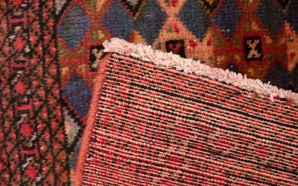 Handgeknüpft Kurzflorteppiche Rot - Wolle - 60 x 1 x 130 cm